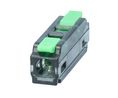Socket Terminal, 0.2 ... 4mm², Poles - 1, Polycarbonate, Green